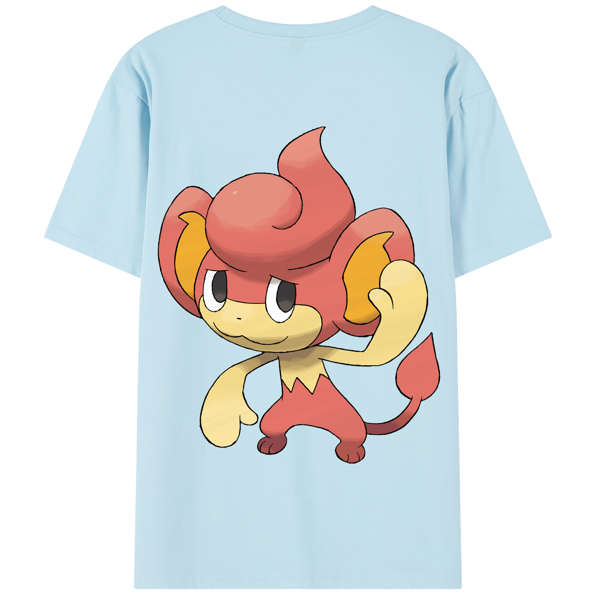 （画像用） ポケットモンスター Pokémon 綿100％半袖Tシャツ（背面プリント）